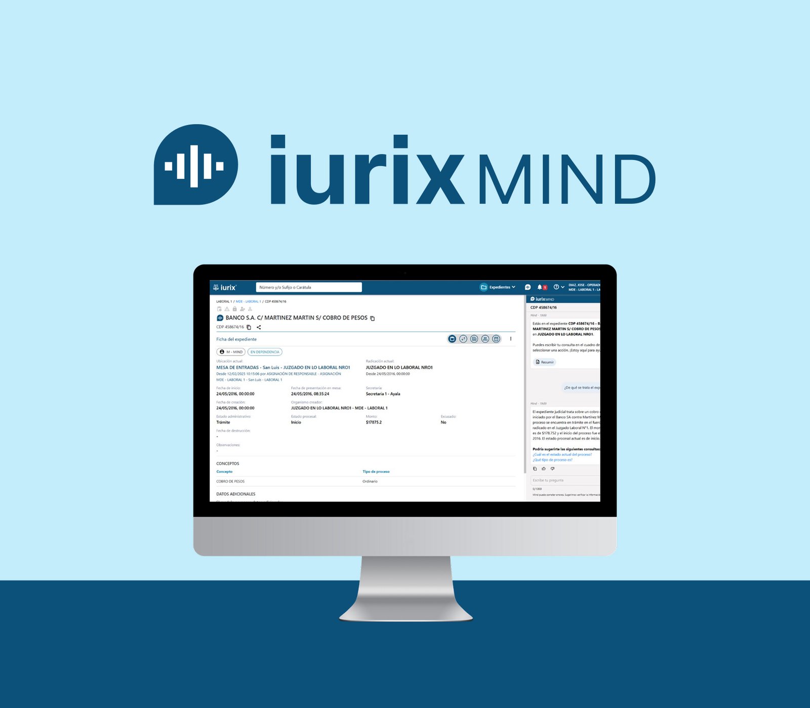 El Poder Judicial de San Luis aprueba la implementación del Programa de Inteligencia Artificial Generativa con IURIX Mind de Unitech